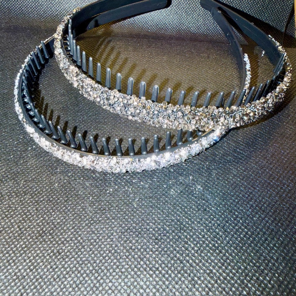 Brand New! Prom/Bridesmaids! Rhinestoned Headband set of 2